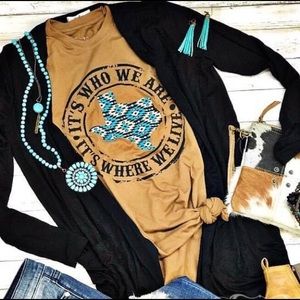 T-shirt, Texas True Threads. Dark Mustard. Several sizes available.